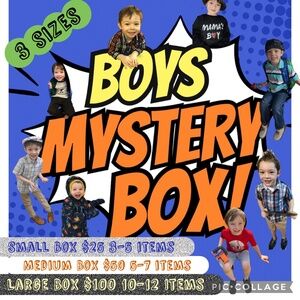Boys Medium Sizes Mystery Box 5-7 Items